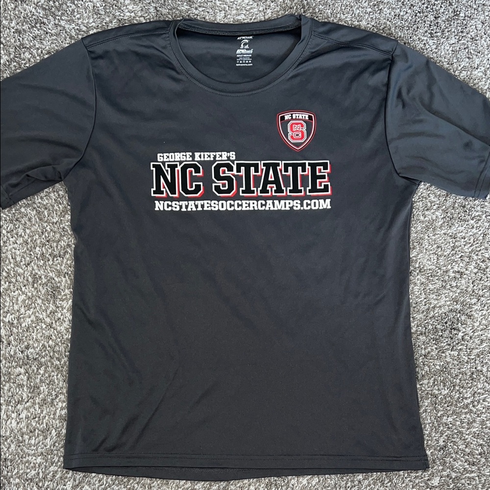 NC State Black Graphic Soccer T-Shirt